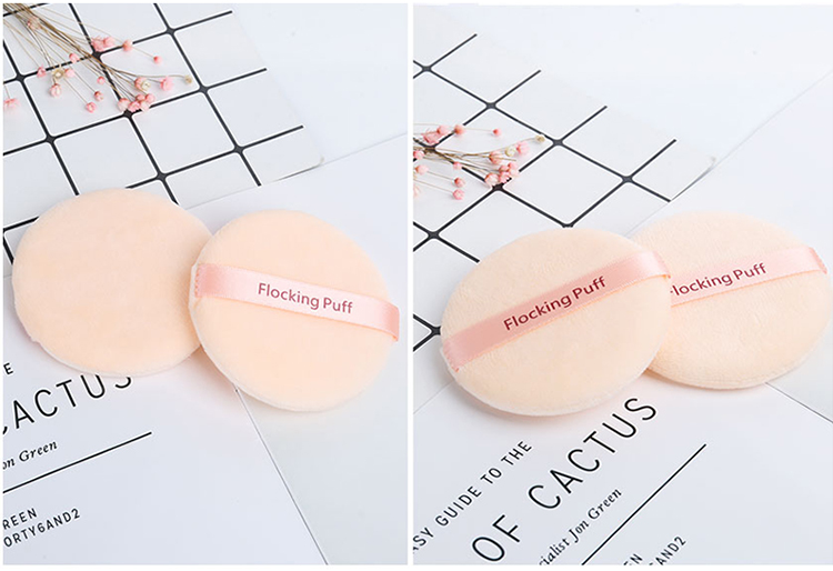 Lameila wholesale unique make up sponge puff dryer customized cosmetic flocking powder puff makeup A79967