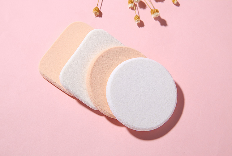 Lameila White Oval Face Clean Sponges Cosmetic Natural Makeup Remover Face Cleansing Sponge B0203