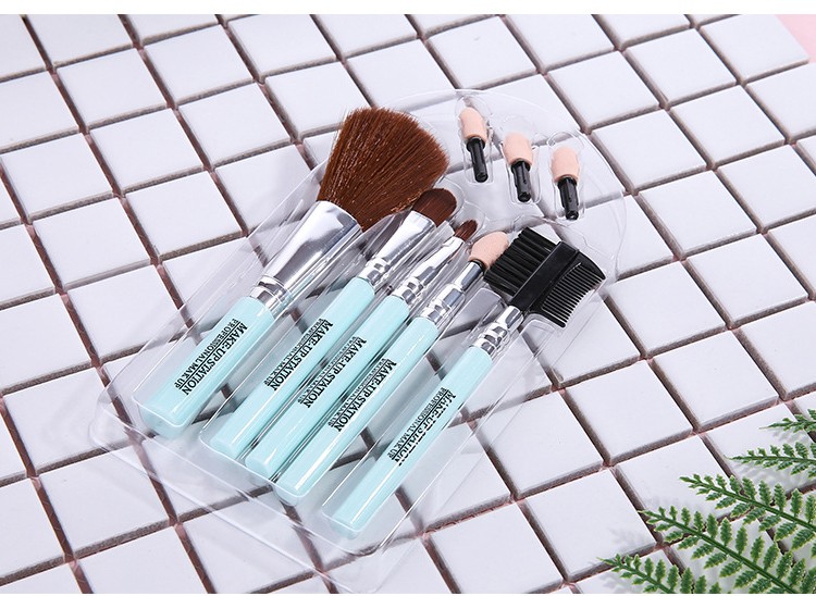 Lameila Makeup brush 8 in 1 custom packaging logo printed pattern high quality cosmetic makeup brushes L0855