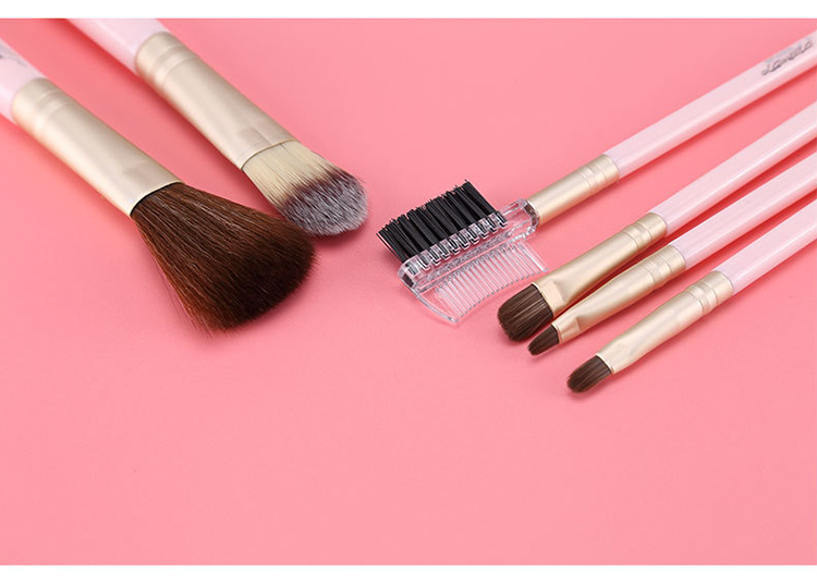 Lameila wholesale Iron box package makeup brush 6 sets foundation brush eyebrow brush makeup tools L0886