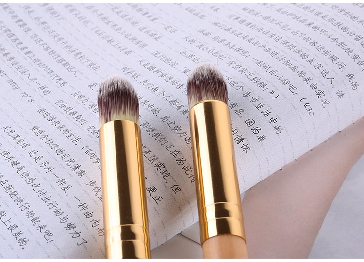 Lameila wholesale Cheap double use eye shadow eyebrow brushes makeup brush set L0945