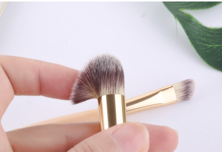 Lameila wholesale Cheap double use eye shadow eyebrow brushes makeup brush set L0945