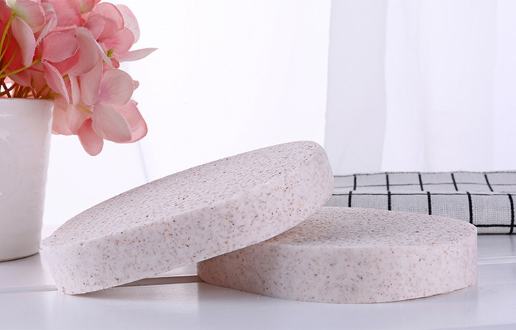 Lameila hot sale face wash sponge natural wholesale OEM beauty skin care compress soft facial cleansing sponge B2032