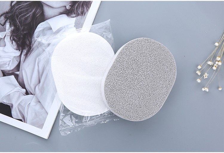 Lameila whoelsale 2 pcs makeup remover deeply clean sponge volcanic mud face cleansing sponge B2182