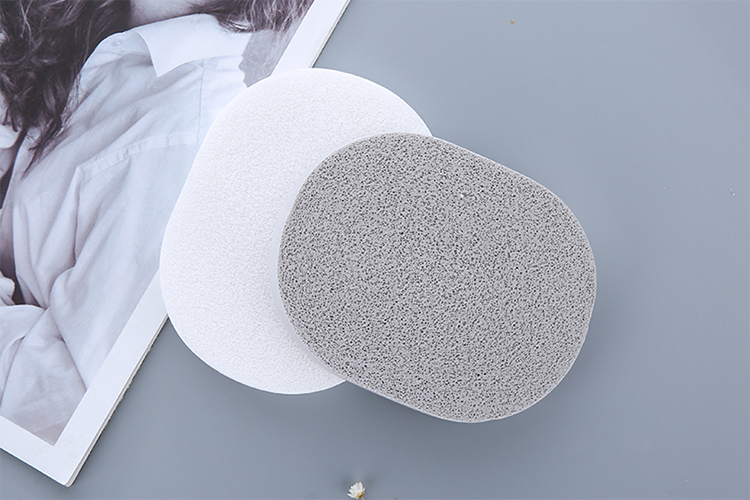 Lameila whoelsale 2 pcs makeup remover deeply clean sponge volcanic mud face cleansing sponge B2182