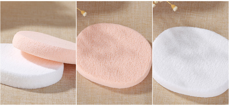 Lameila 2pcs Facial Clean Sponge Beauty Tools Natural Carrot Oval Face Cleansing Sponge SY-B2066