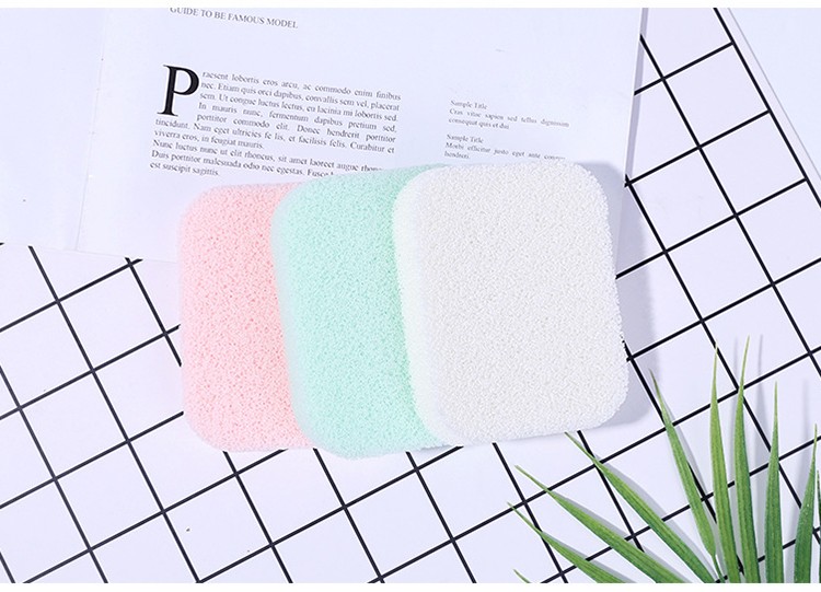 Lameila 2pcs 15T Face Sponges Reusable OEM Deep Skin Cleaning Exfoliation Compressed Cellulose Facial Cleansing Sponge SY-B2170