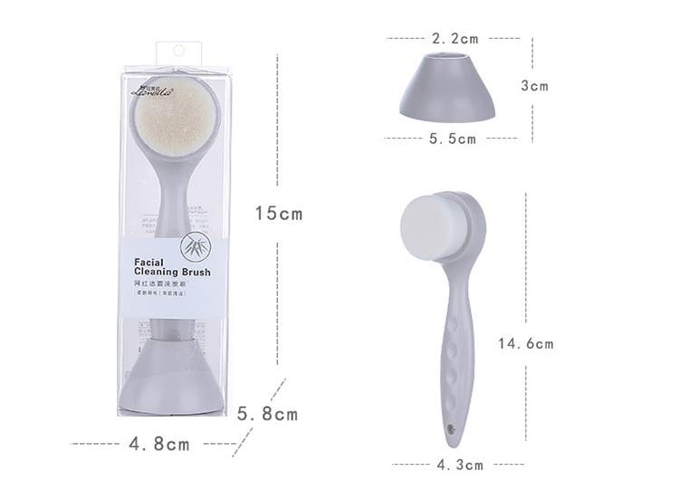 Lameila wholesale single face washer silicon facial cleaner brush deep skin care silicone facial cleansing brush C0368