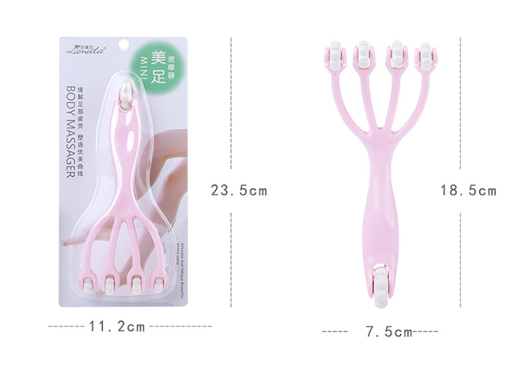 Lameila new healthy care tools massager plastic handheld head massager M1033