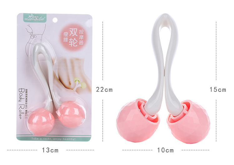 Lameila High quality slimming facial massager ball shape plastic face massage roller m1075