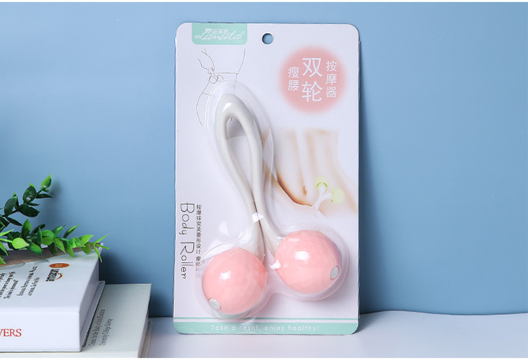 Lameila High quality slimming facial massager ball shape plastic face massage roller m1075