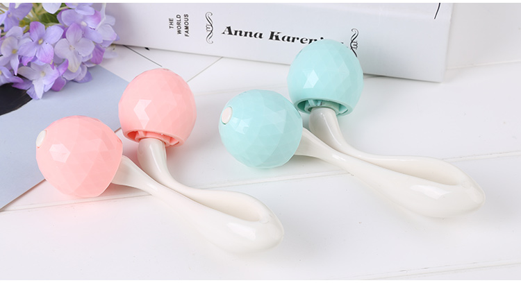 Lameila High quality slimming facial massager ball shape plastic face massage roller m1075