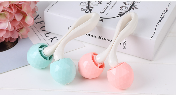 Lameila High quality slimming facial massager ball shape plastic face massage roller m1075