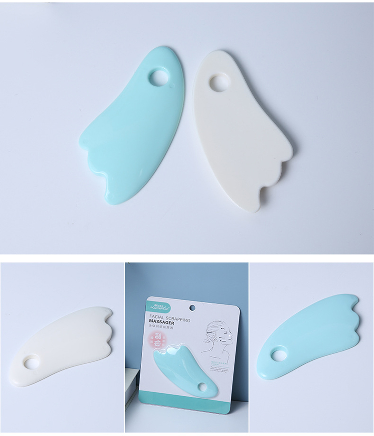 Lameila body relax beauty tools plastic scraping massage washable gua sha scraping massage tool M1097