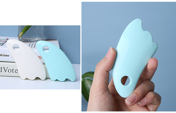 Lameila body relax beauty tools plastic scraping massage washable gua sha scraping massage tool M1097