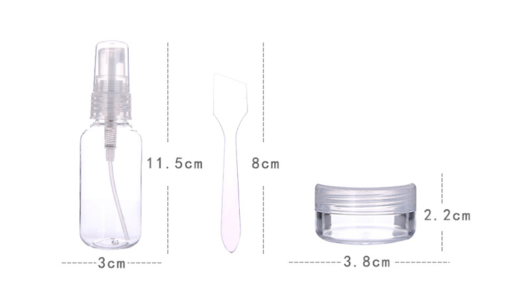 Lameila transparent Pet Spray / Pump Bottle Environmentally Friendly And Tasteless Travel Empty Plastic Spray Bottle Of Beauty La1091