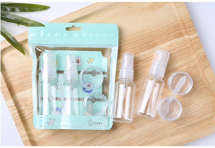 Lameila transparent Pet Spray / Pump Bottle Environmentally Friendly And Tasteless Travel Empty Plastic Spray Bottle Of Beauty La1091