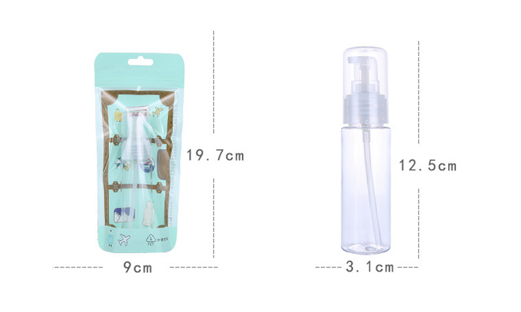 Lameila Wholesale 50ml PET Lotion Pump Bottles Private Label Body Eye Facial Creams Plastic Travel Empty Bottles LM721