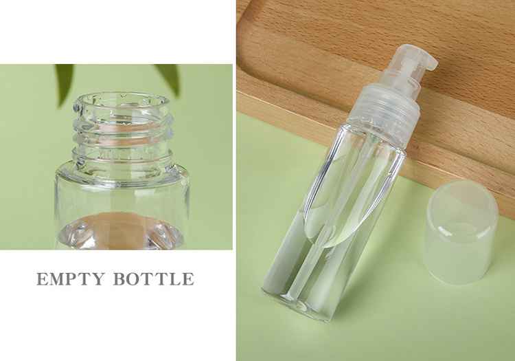 Lameila Wholesale 50ml PET Lotion Pump Bottles Private Label Body Eye Facial Creams Plastic Travel Empty Bottles LM721