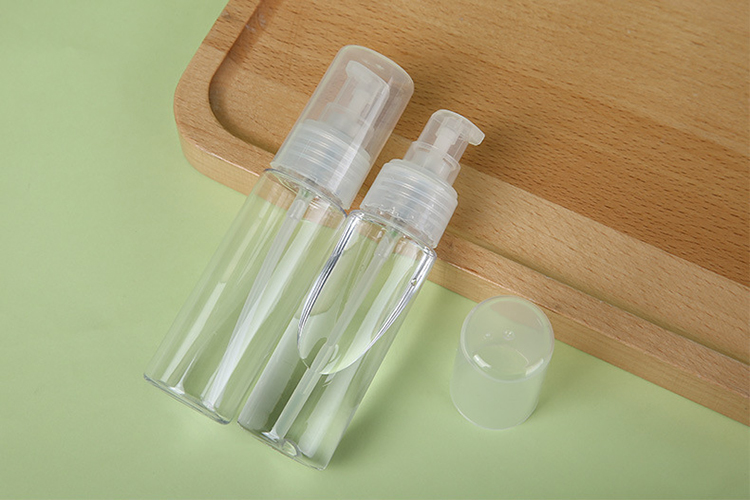 Lameila Wholesale 50ml PET Lotion Pump Bottles Private Label Body Eye Facial Creams Plastic Travel Empty Bottles LM721