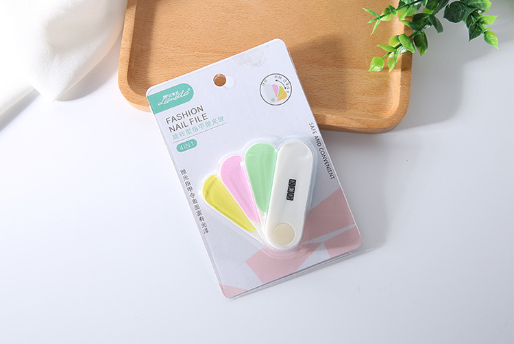 Lameila OEM makeup nail files care tool plastic colorful personalised nail file C0329