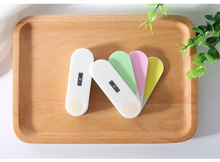 Lameila OEM makeup nail files care tool plastic colorful personalised nail file C0329