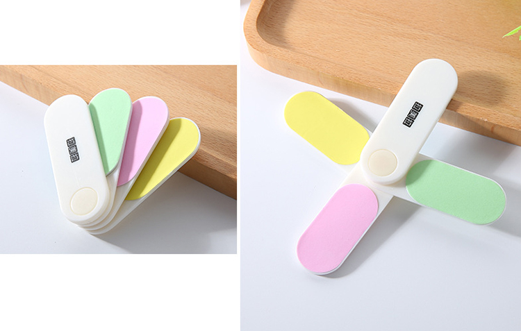 Lameila OEM makeup nail files care tool plastic colorful personalised nail file C0329