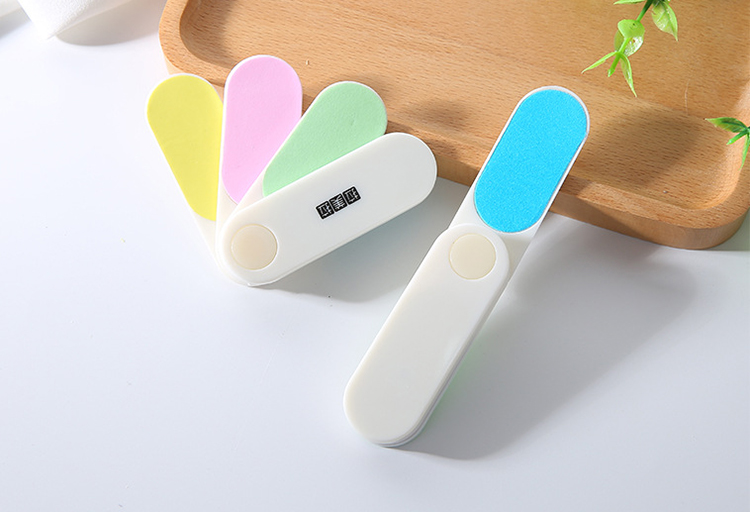 Lameila OEM makeup nail files care tool plastic colorful personalised nail file C0329