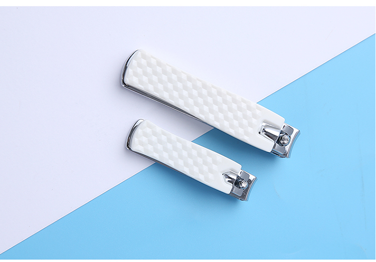 Lameila 2pcs Finger Nail Clipper Portable Stainless Steel Nail Clipper Professional Nail Cutter Clipper Set C0185