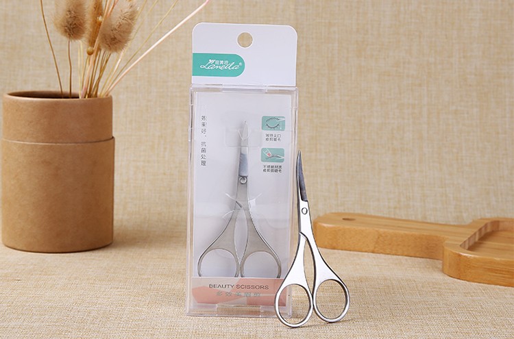 Lameila Manufacturers Professional Beauty Scissors Wide Point Stainless Steel Makeup Eyebrow Scissors Cosmetic Tools A0423