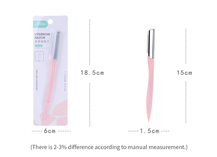 Lameila Girl Eyebrow Razor Sharper Stainless Steel Non-Net Blade Cosmetic Makeup Trimmer Eyebrow Shaver Razor A0370