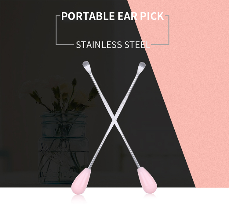 Yousha High Quality Ear Wax Remover Ear Pick Wholesale Price Stainless Steel Ear Curettes YZ011