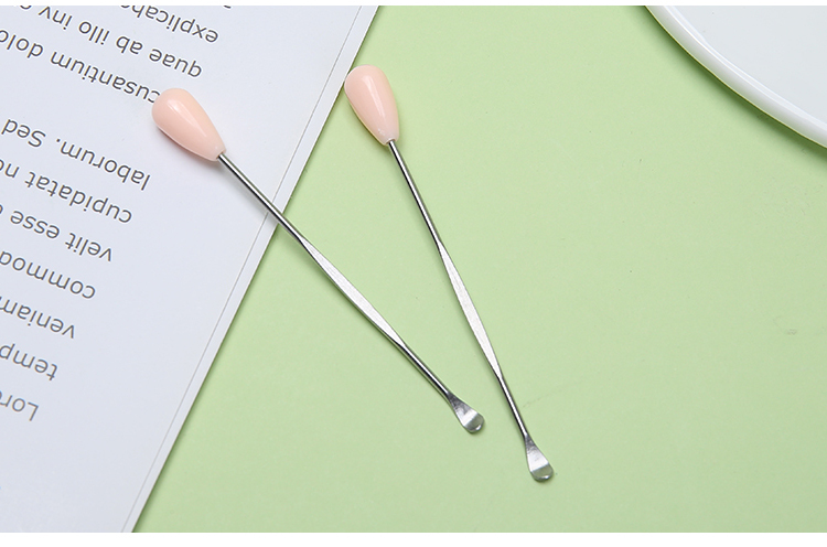 Yousha High Quality Ear Wax Remover Ear Pick Wholesale Price Stainless Steel Ear Curettes YZ011