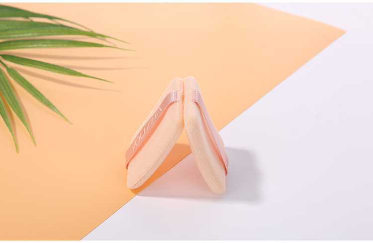 Yousha Fashion Makeup Foundation Sponge Square Shape Air Cushion Puff With Silk Ribbon YF164