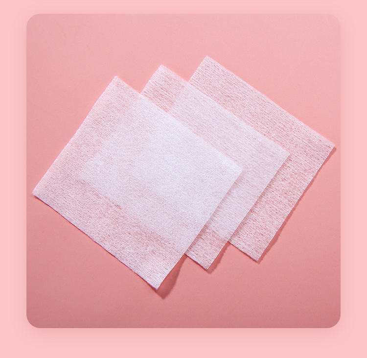 Yousha Wholesale 1000 pcs eco-friendly disposable cosmetic organic cotton pad face skin care square facial makeup remover pads YV061