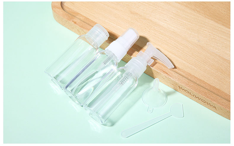 Yousha Wholesale 30 Ml Empty Transparent Plastic Bottles Travel Kit Bottle Cosmetic Luxury Spray Bottle With Fine Mist Sprayer Yk070