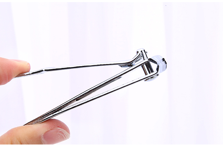 Yousha Smooth Crescent Elbow Nail Cutter Beauty Stainless Steel Manicure Nail Clippers Nail Scissors For Thick Toenails YZ003