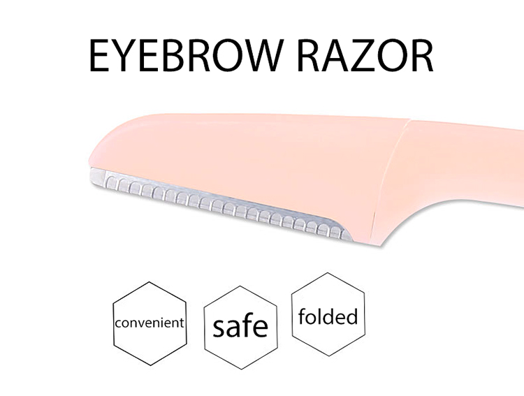 Yousha New Safety Eyebrow Razor Plastic Facial Eyebrow Razor Shaper Eyebrow Trimmer Razor for Women YX119