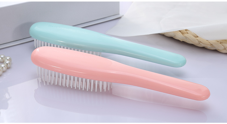 Lameila Professional hair beauty tool anti static plastic hair magic comb high quality massage hair brush C111