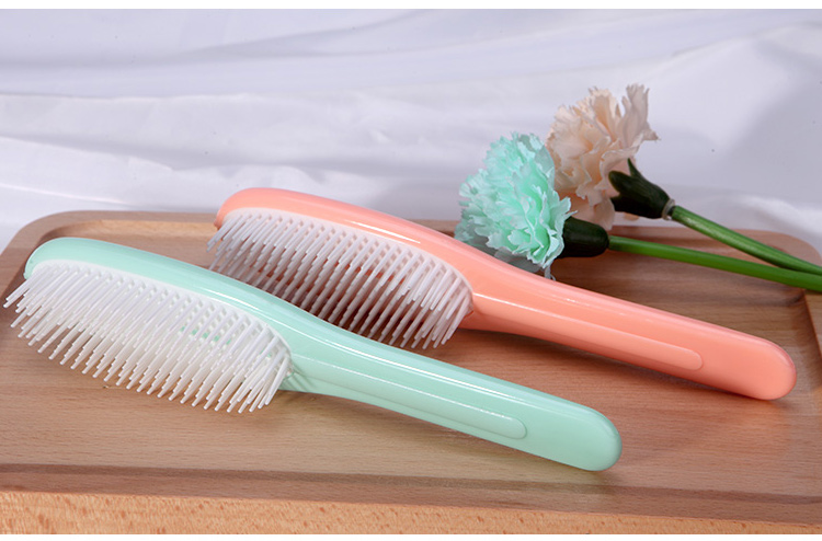 Lameila Private label hair product antic static massage hair brush plastic hair comb C110