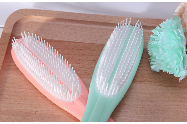 Lameila Private label hair product antic static massage hair brush plastic hair comb C110