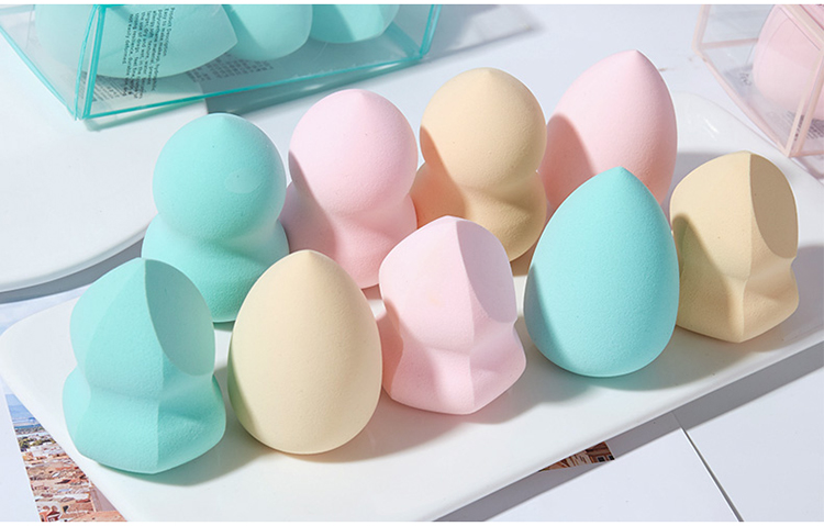 Lameila 3pcs Professional cosmetic tool pink egg shape latex free polyurethane beauty makeup blender sponge set for women A79981