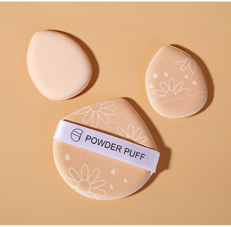 Lameila Cosmetic Puff 3pcs Oem Custom Logo 1 2 Mini Air Cushion Puff Soft Beauty Makeup Foundation Powder Puff A80223