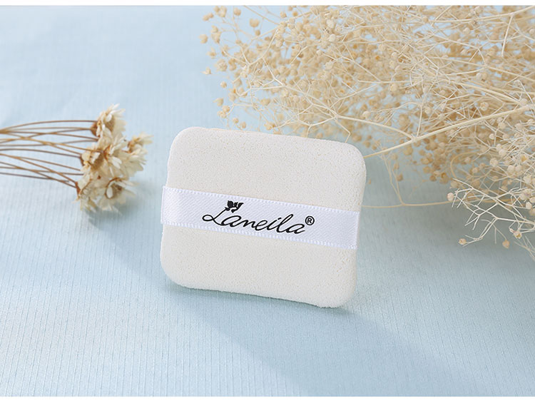 Lameila Powder puff Square Round Beauty Foundation Blending 2 pcs Sponge Custom Packaging Logo Makeup Sponge Blender B0201