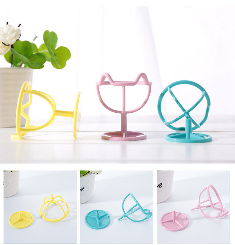 Lameila cosmetic plastic display stand beauty sponge holder blender silicone makeup sponge holder A772