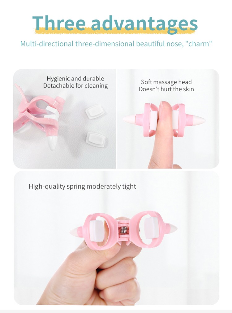 Lameila Wholesale Facial Beauty Massager Tools Nose Care Physics Rise Nose Straightening Reshaping Clip Massager 3032