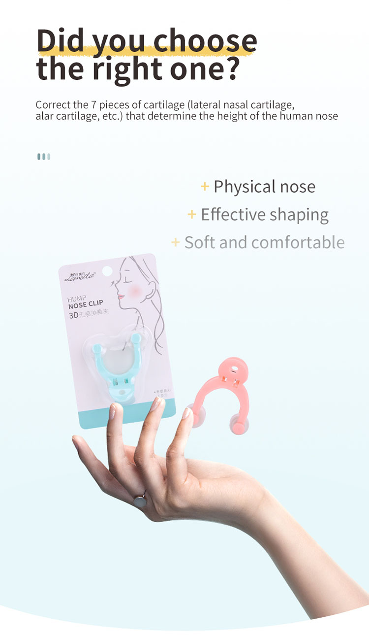 Lameila Wholesale facial beauty massager tools Shaping Shaper Straightening nose care physics rise nose clip massager 3033