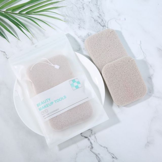 Silubi Gentle Face Cleaning sponge 2pcs Natural Compressed Cellulose Cosmetic Facial Cleansing Sponge SLB-B001