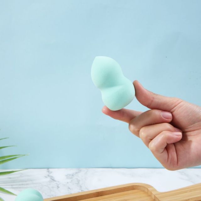 Silubi Newest Softest Marble Color Makeup Sponge Powder Puff Latex Free Marble Beauty Make Up Sponge Private Label Sib-f005