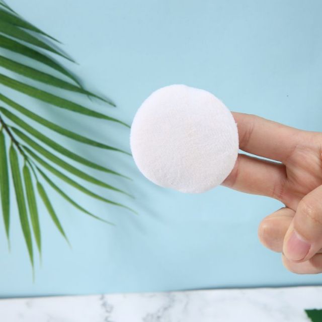 Silubi Soft Foundation Beauty Makeup Powder Puff Round Organic Sponge Puff Makeup Blending Sponge Slb-f007